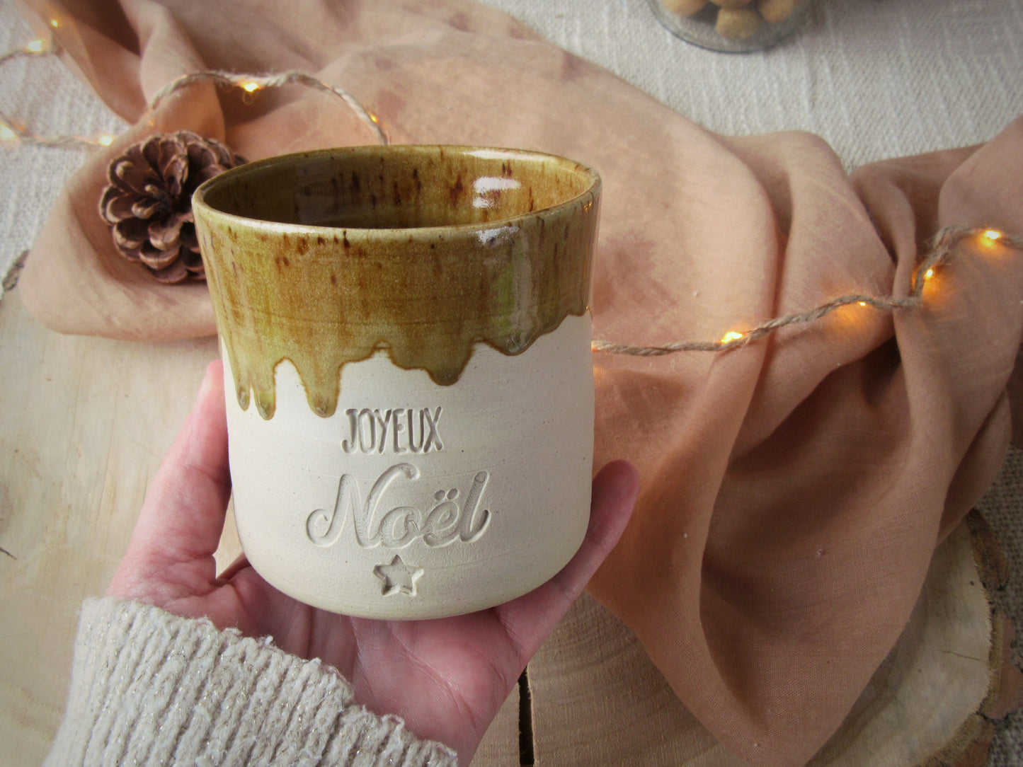 mug en grès "Joyeux Noël"